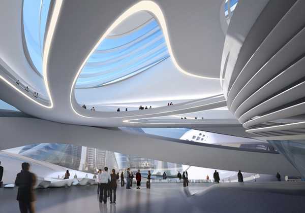 Meixihu Cultural Art Center architectural detail